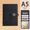 High-End Soft Leather Business Notebook with Magnetic Buckle and Custom Logo - Ideal Gift Set