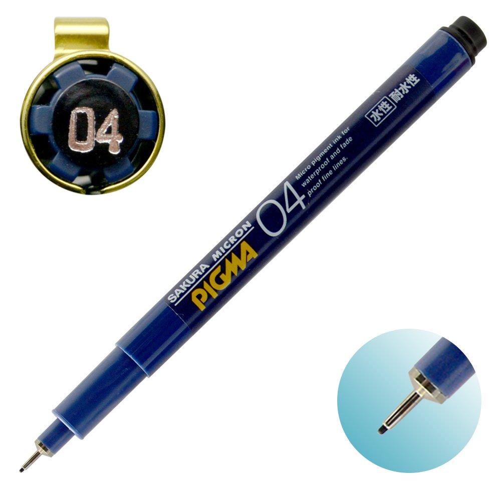 Sakura Black Cray-Pas Water-Based Marker, Pigma, 0.4mm, ESDK04#49,