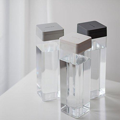 Sarasa Design Water Jug/Water Pitcher, Horizontal Stand, Heat Resistant (80°C/1.2L), Cold Brew Pot, Coffee, Tea, Barley Tea, Easy to Clean (Warm Gray)