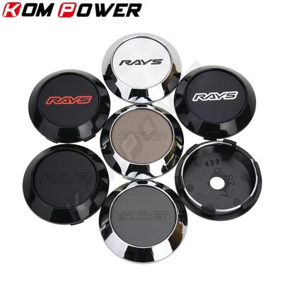 4 Piezas Diámetro Exterior 70MM / Diámetro Interior 63MM Tapa Central Deportiva para Llanta VOLK RAYS Tapa Central de Rueda Tapa de Cubo de Rueda