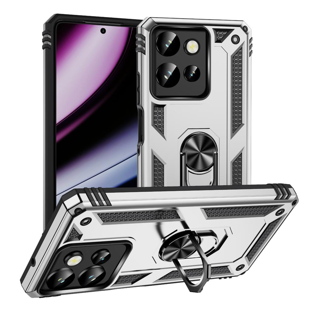 Phone Case for Motorola Moto G Play (2025) 4G/G Power (2025) PC+TPU Phone Cover with Kickstand
