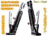 TradeWind Motorcycle Side Stand Maintenance Stand Kickstand Height Adjustable Aluminum Alloy (Gold)