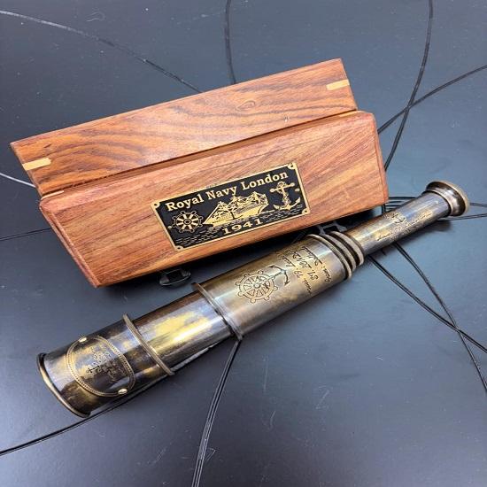 Brass   Nautical Telescope  Maritime  Handmade Collectible Gift for Sailors, Historians And Adventure Lovers