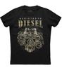 T-shirt Nera Nuova in Cotone a Maniche Corte da Uomo Addicted To Diesel
