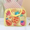 HUA 3D Cartoon Children's Lunch Bag Thermal Insulation Aluminum Foil Waterproof Oxford Cloth Bento Bag Portable Picnic Tote Bag