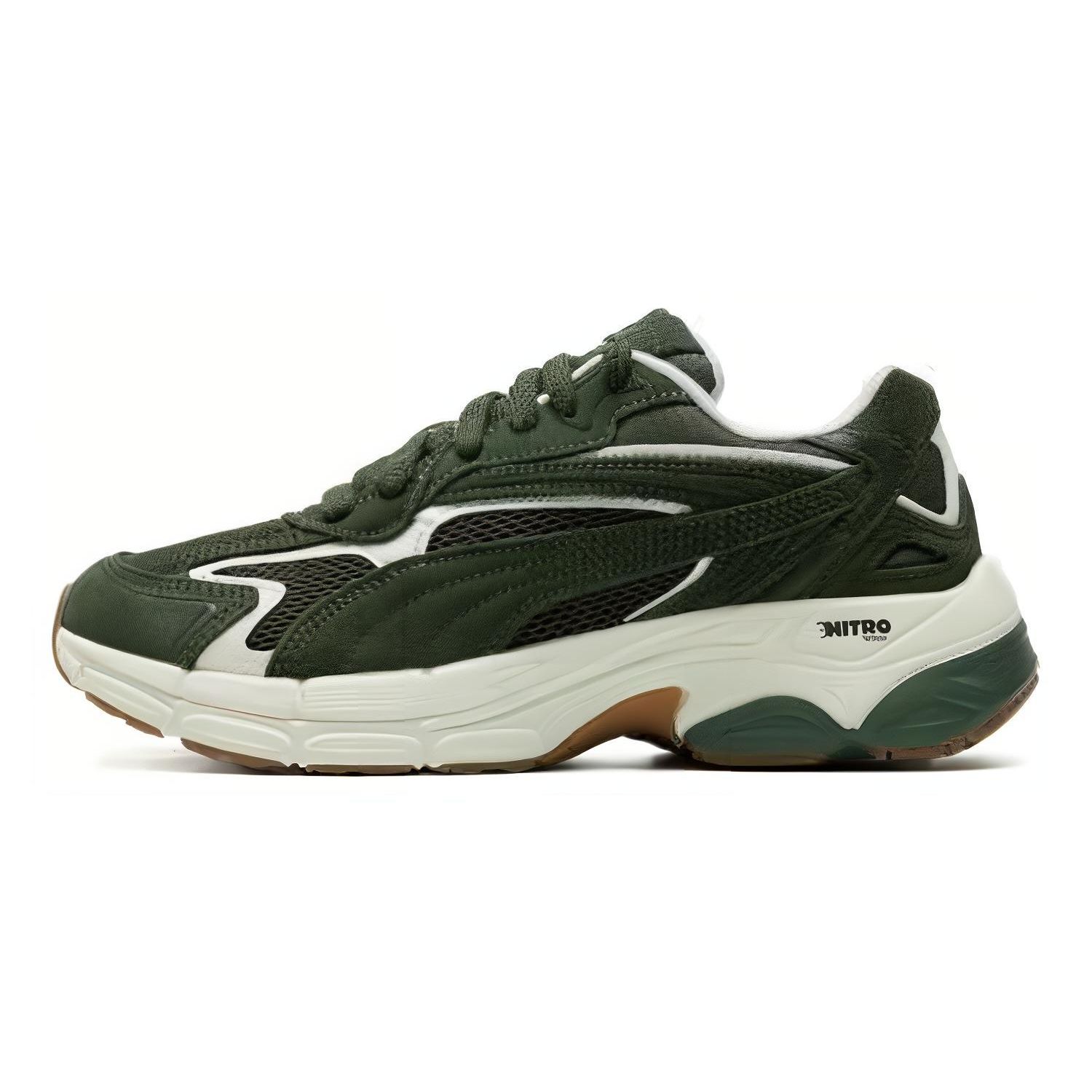

Puma Teveris Nitro Round Toe Lace-Up Synthetic Leather Shock Absorbing Wear-Resistant Breathable Low-Top Running Shoes Unisex sneaker 388774-27 35.5