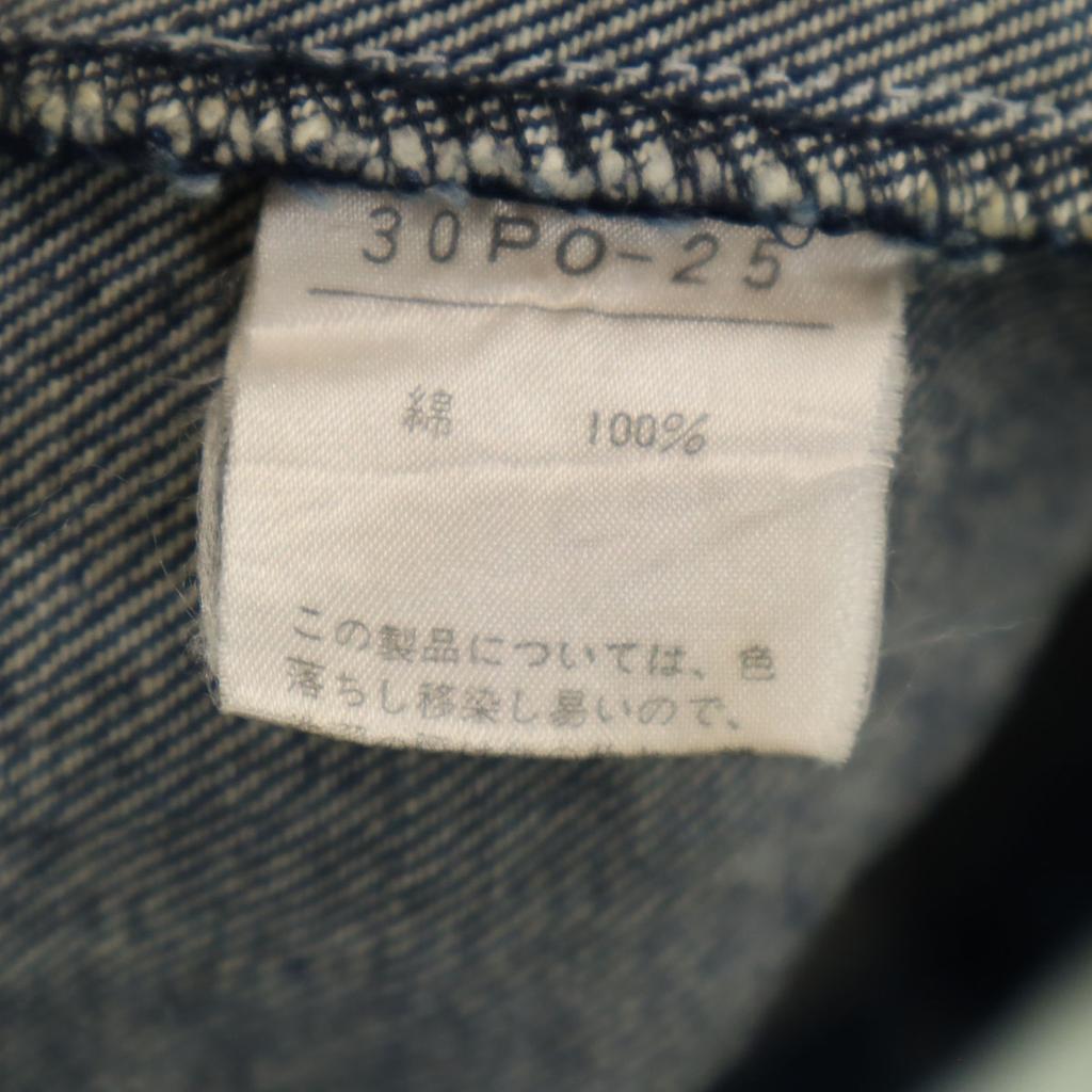 PINK HOUSE denim Jumper skirt Indigo blue Jeans Dress Women Used