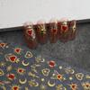 1pcs 3D Bronzing Gold Love Nail Art Stickers Holographic Stars Sun Starlight DIY Nail Decals Manicure Decoration