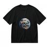 Men's Comfy Classic T-Shirt Planet Earth Natural Landscape Design Tee White Tops