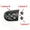 Pentru BMW MINI Cooper R55 R56 R57 R58 R59 R60 R61 07-14 Volan mașină Multifuncțional Cruise Control Buton Buton Decorat