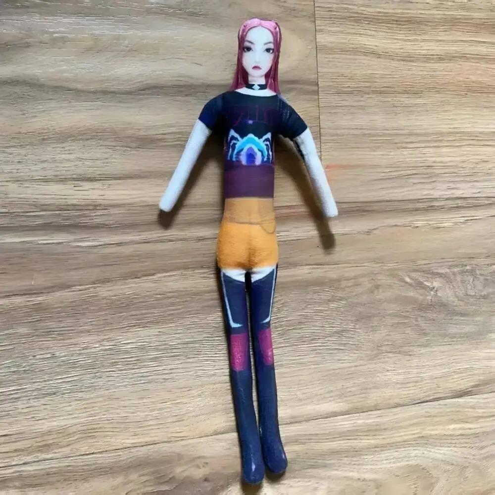 K-Pop Demon Hunters 22cm Demon Hunters Stuffed Dolls Abstract Joint Flexible Room Deco Halloween Saja Boy Plush Toys Gift Funny