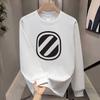 Heavy Trendy Brand Cotton T-Shirt Long-Sleeved Men'S Bottoming Shirt Trendy Autumn And Winter Men'S And Women'S Crew Neck Sweater