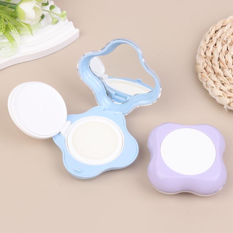 Air Cushion Foundation DIY Box Mini Cute Empty Puff Box Portable Mirror For Bb Cream Cosmetic Makeup Case Container With Sponge