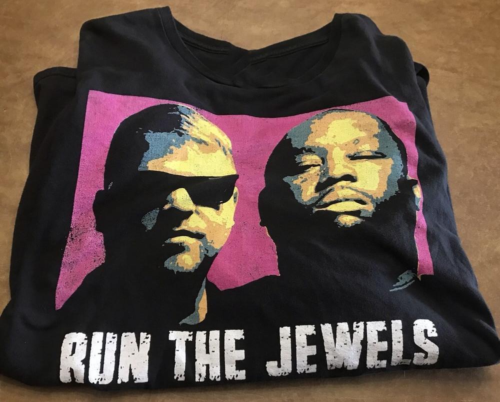 Run The Jewels Music For Lovers Black T-Shirt Cotton Full Size RD221 Unisex T-Shirt L