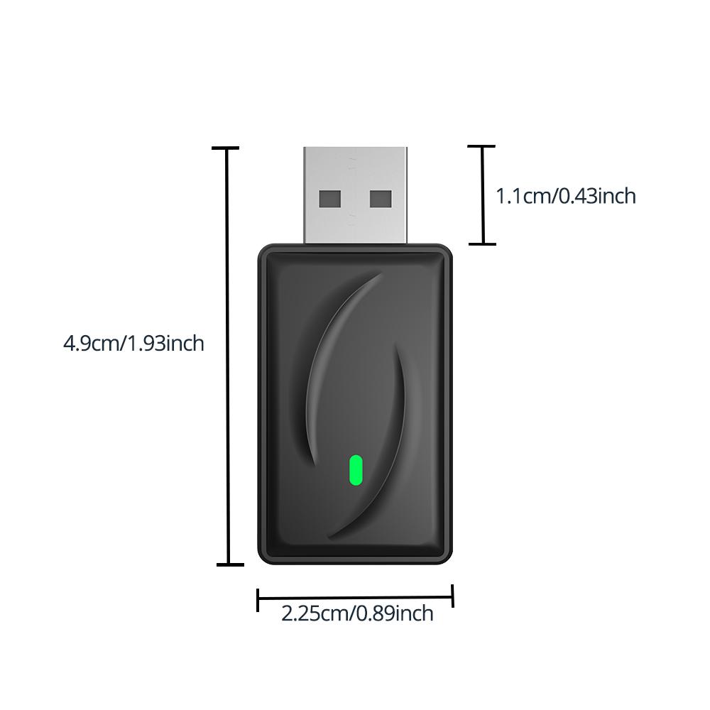 2 In 1 Wireless CarPlay Android Auto Adapter Plug & Play Stable BT WiFi Carplay Connect OTA Upgradable