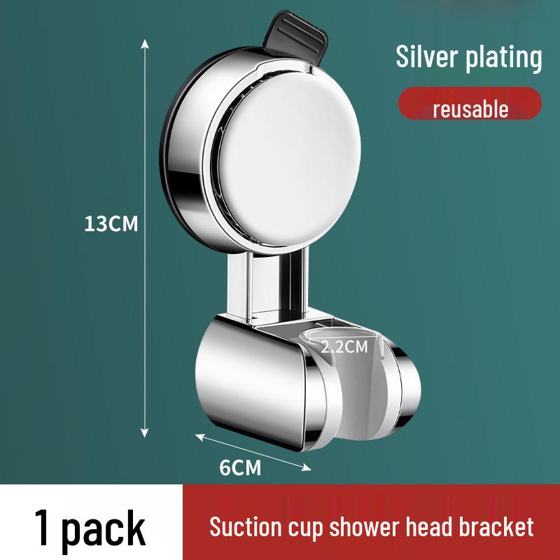 

Регулируемый держатель для душевой лейки на присоске, без сверления