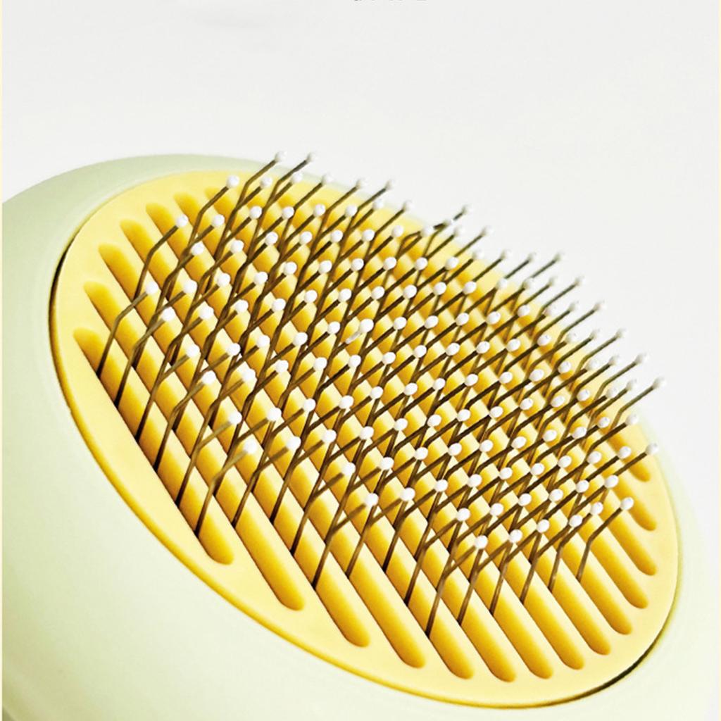 Yousheng Pet Slicker Brush Self Cleaning Shedding Brush Cat Floating Hair Removal Massage Comb Pet Grooming Accessory for Dogs Cats