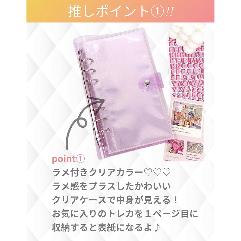 BOSSAM Trading Card Case Trading Card Case Storage Oshikatsu Goods Oshikatsu Goods Instax Album Check Book Collect Refill File Carry It Around Carry