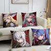Wuthering Waves Rinascita Carlotta Roccia Cushion Cover For Bedroom Car Coffee Shop Room Soft Living Sofa Decorative Pillow Case
