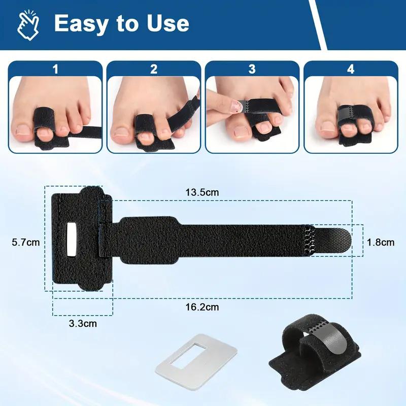 New Toe Valgus Toe Overlapping Support Splint Strap Fixing Strap Toe Care Brace