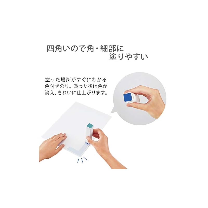 KOKUYO GLOO Disappearing Glue Stick, Small Size, 5-Pack (TA-G311-5P)