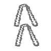 2Pcs Chainsaw Chain 40 62DL Saw Cutting Blade Alloy Steel Set Kit for Woodworking10in 40 Drive