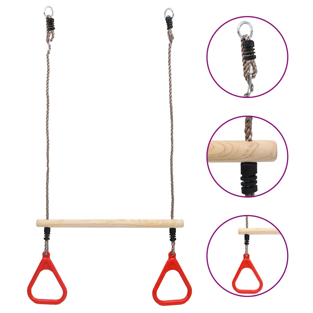 Trapezoid Swing with Rings