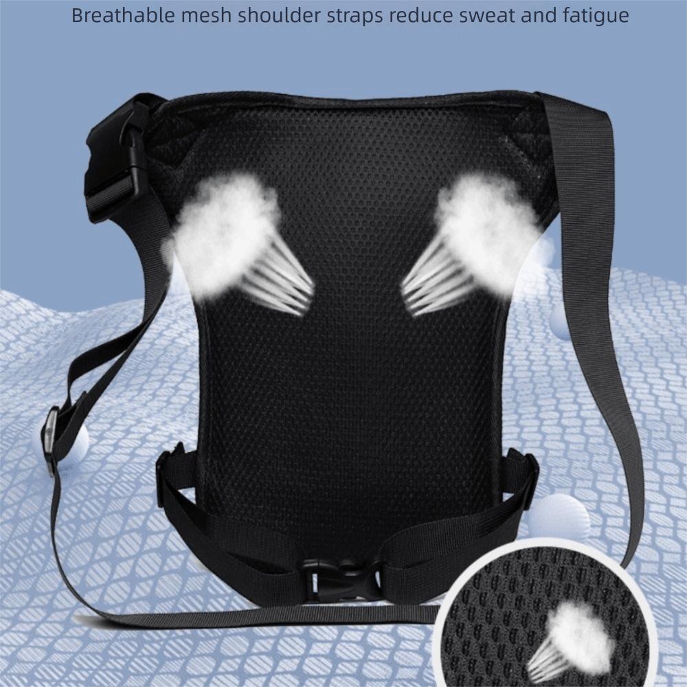 Multi-layers Outdoor Drop Leg Bag Adjustable Motorcycle Bag Thigh Bag Hiking Waist Pack  Cycling