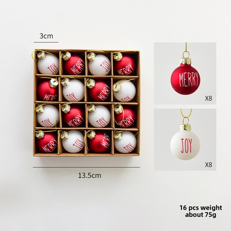 New Arrival Fashion Glass Christmas Ornaments Santa Snowman Pendant for Xmas Tree Deco Perfect Christmas Gift