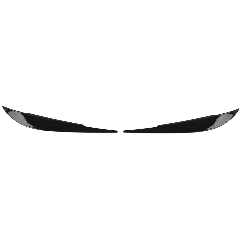 Glossy Black ABS Headlight Eyelids Eyebrows Trim Sticker for BMW 4 Series F32 F33 F36 F82 M4 2014-2020 Car Front Lamp Cover Tuning Accessories