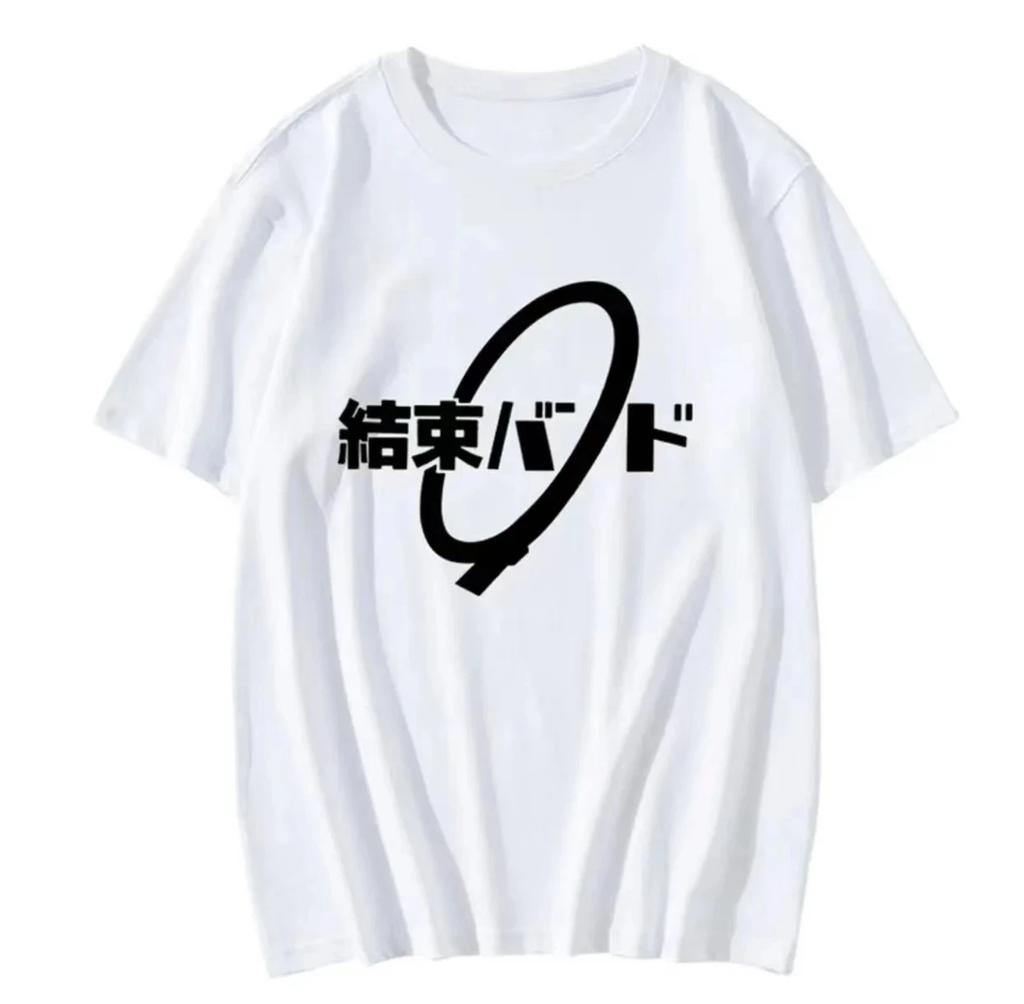 Camiseta De Anime Cos BOCCHI THE ROCK Hitori Gotoh Ljichi Nijika Camiseta Corta Informal De Algodón