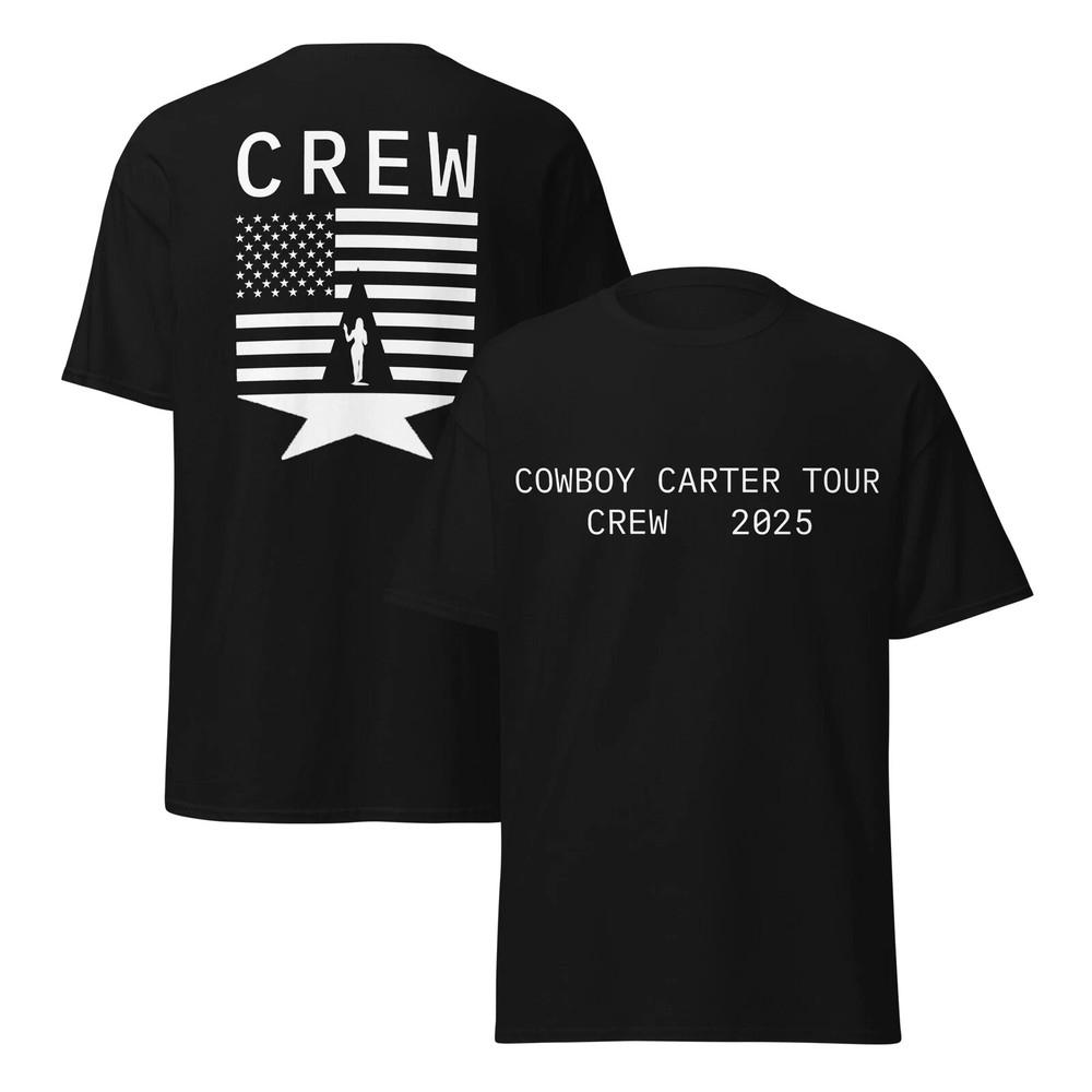 Beyonce Cowboy Carter Tour Crew 2025 Shirt Unisex T-Shirt M