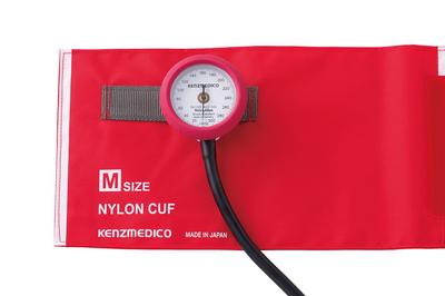 Aneroid Blood Pressure Standard 8 Colors NO.555 Impact-resistant Monitor, Type, (red)