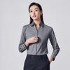 Trolman Women's Wrinkle-Free V-Neck Long-Sleeve Professional Blouse