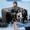 The C-Clash Band Bath Towel Microfiber Soft Water Absorbing Breathable For Girl Kids Decorative Cartoon Beach Towel