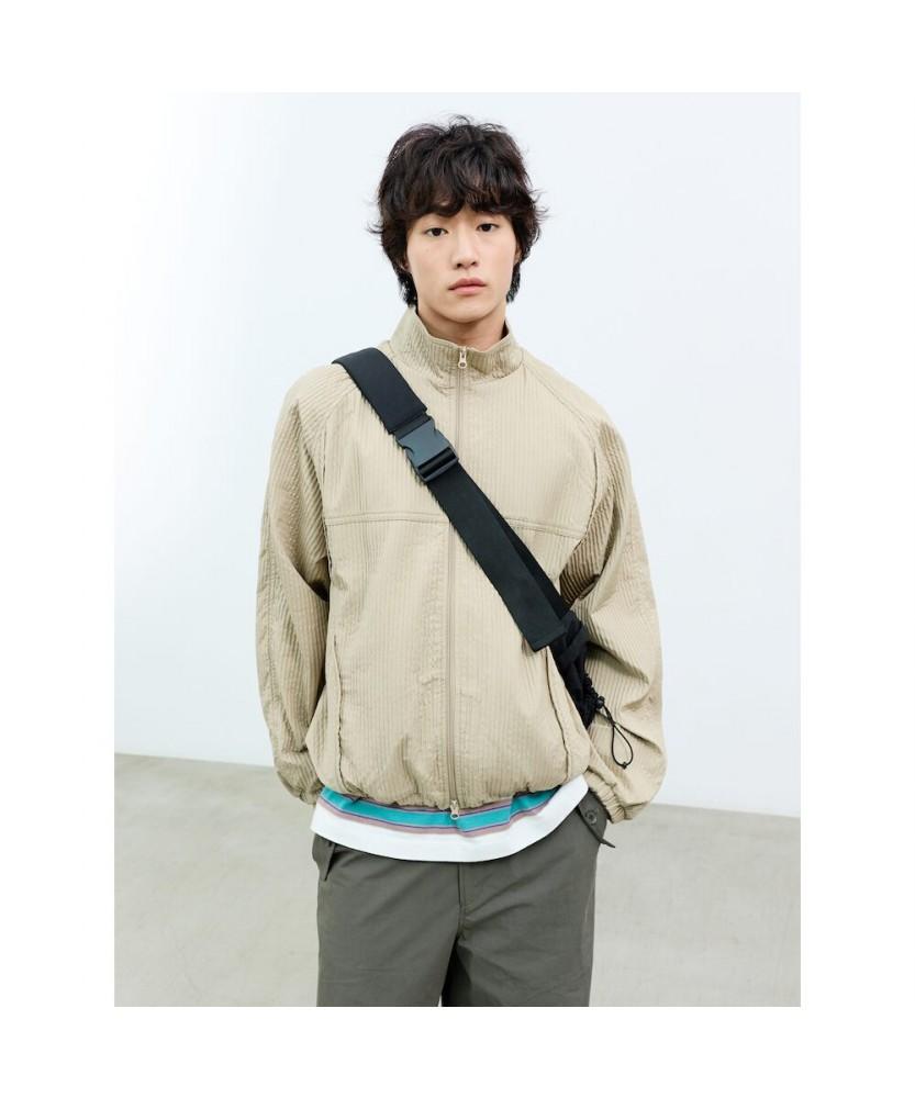 Sand Sound (Unisex) Cushion Crossbody Bag Large Black