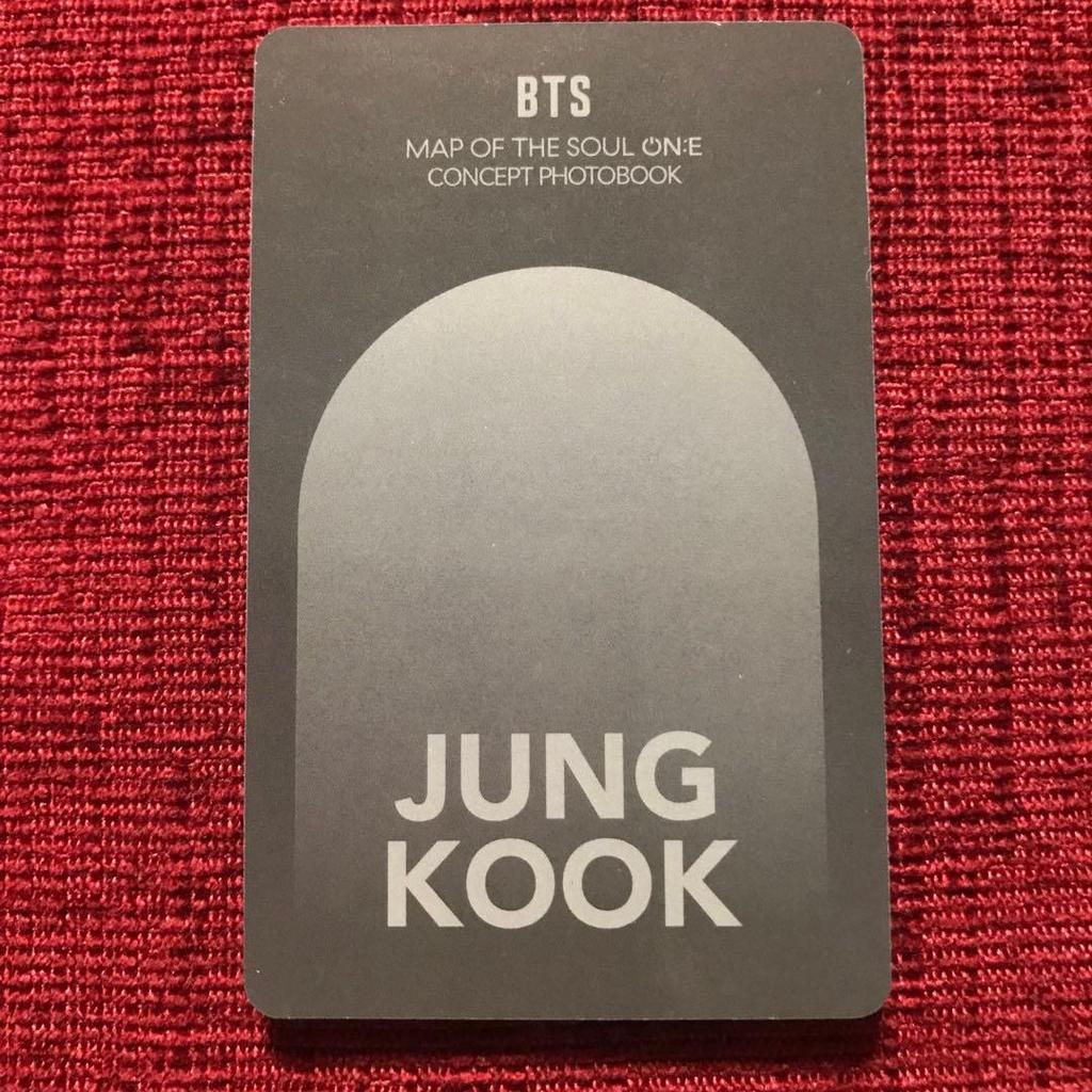 [USED] BTS Jungkook Trading Card Concept Photobook