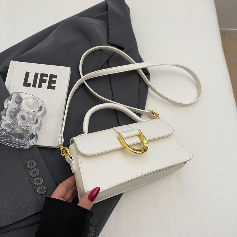 Simple All-Match Women Commuter Crossbody Bags Classic Flap Design Soft Handle Small Handbags Lady Fashion Underarm Bag