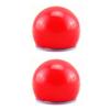 2Pcs Glowing Red Nose Creative Lightweight Plastic Glowing Clown Red Nose Festival Supplies
