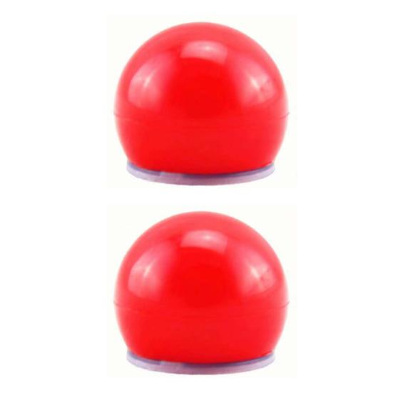 2Pcs Glowing Red Nose Creative Lightweight Plastic Glowing Clown Red Nose Festival Supplies