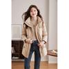 Fengxun Women's Winter Hooded Down Jacket FXJH3851