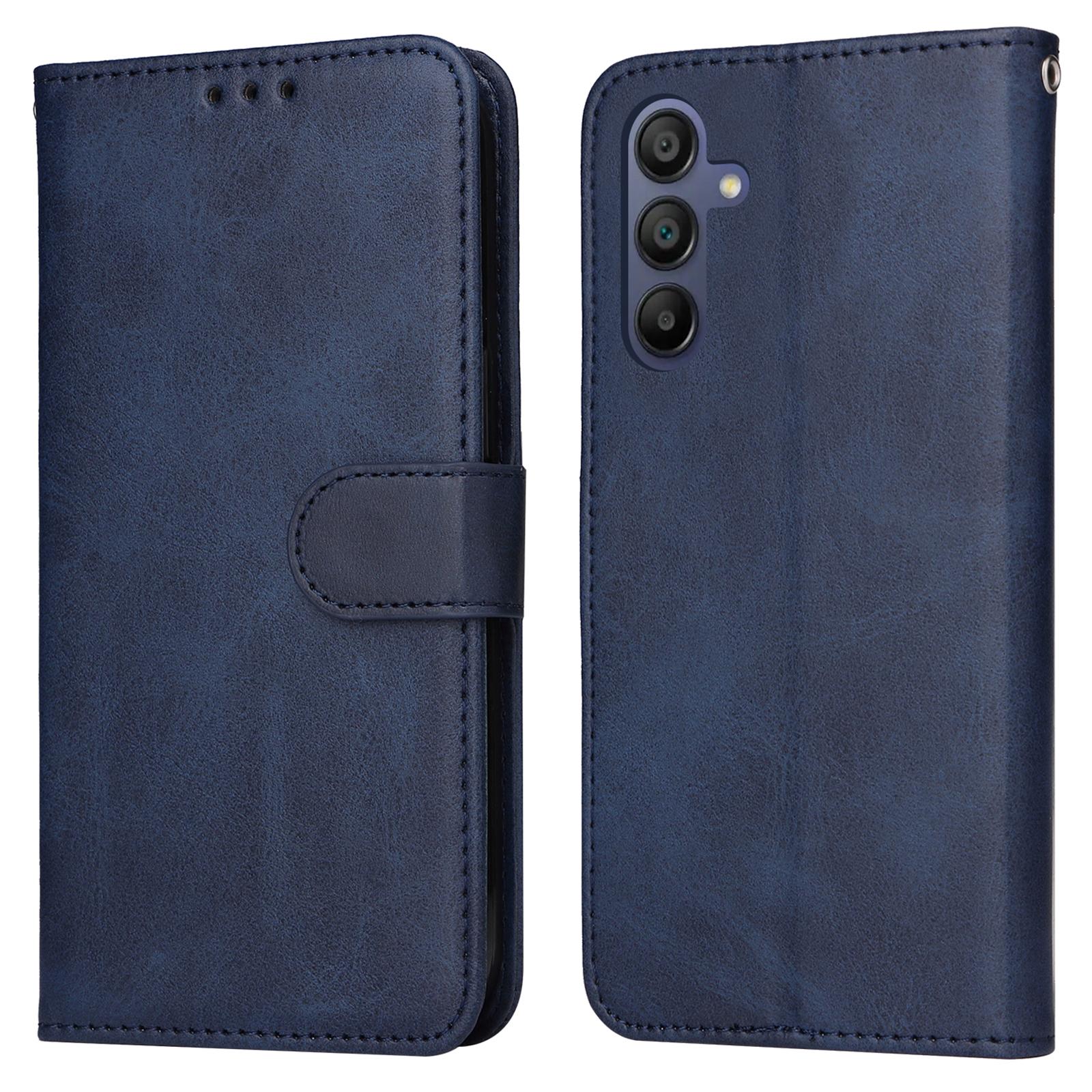 

Чехол для Samsung Galaxy A17/A26 5G/A16 5G/A16 4G из ПУ кожи, чехол для телефона с отделениями для наличных/карт Blue