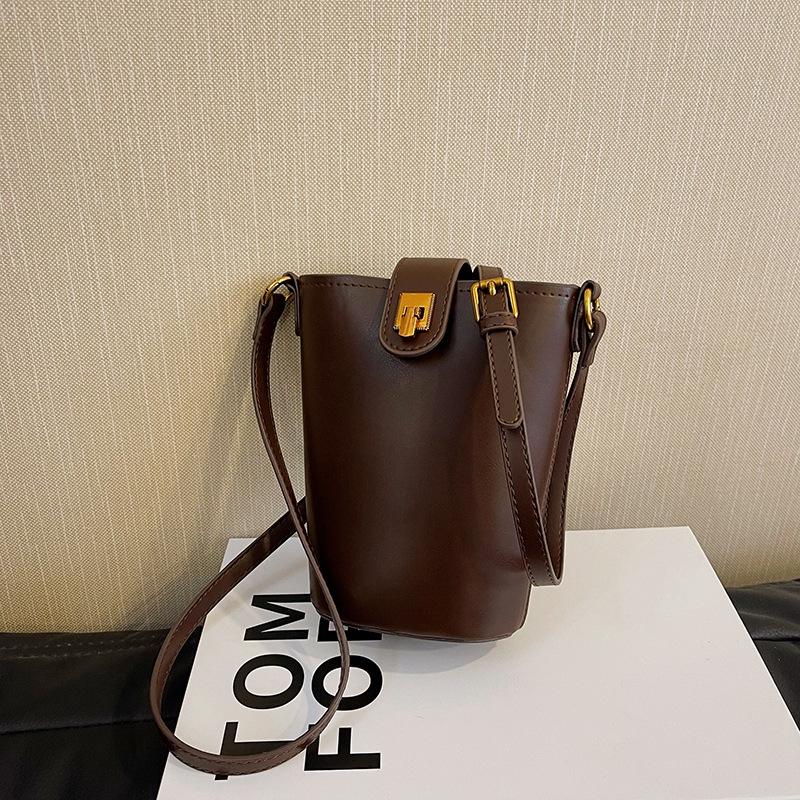 Damska Retro Matowa Torba Listonoszka - Casualowa Torba na Ramię Jesień/Zima