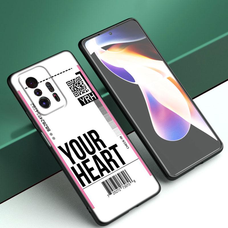 Travel Ticket Label Paris Phone Case For Xiaomi Mi A2 8 9 SE Note 10 10T 11 12 Lite 9T 11T 12S 12T Pro A3 6X 12X TPU Black Cover