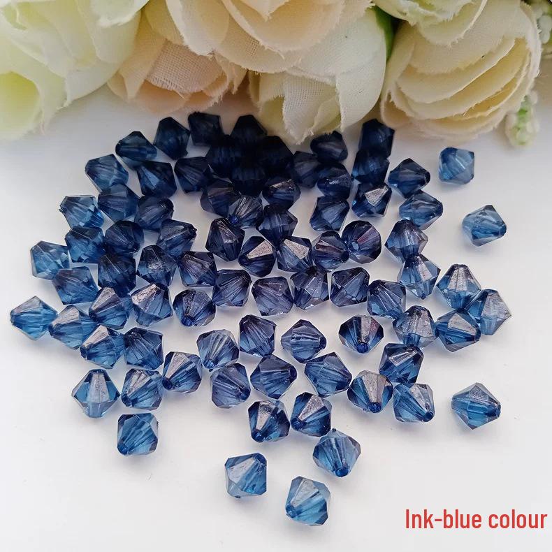 DIY Jewelry Accessories: 6mm Transparent Acrylic Rhombus Beads for Door Curtains