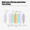 Polarized Clip Sunglasses for Men Women Rimless Flip Up Driving Glasses UV Protection Shades for Beach Fishing