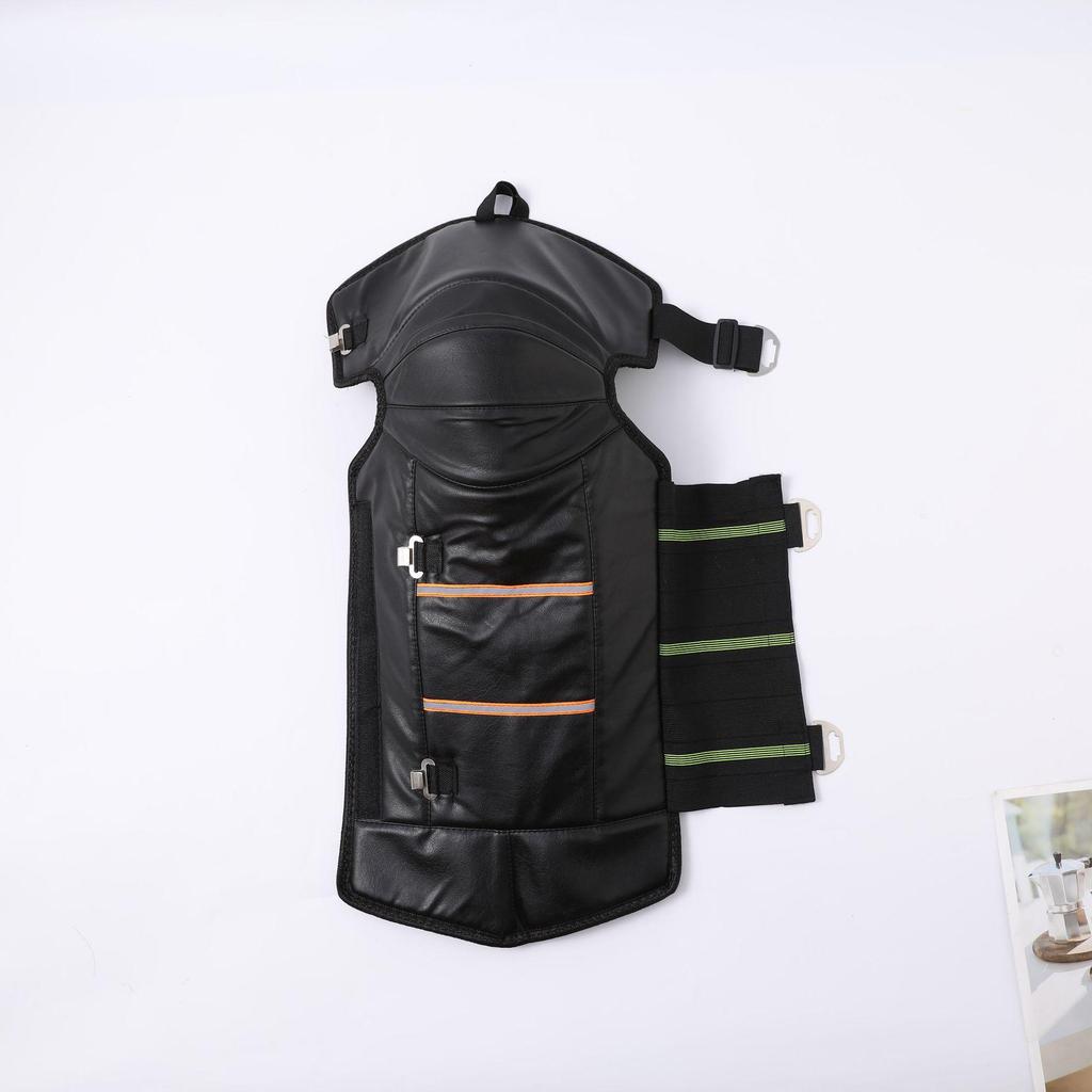 Motocyklowe Zimowe Nakolanniki: Wiatroodporne, Mrozoodporne, Antykolizyjne, Pogrubione Ochraniacze Skorupy Żółwia dla Ciepłej Jazdy