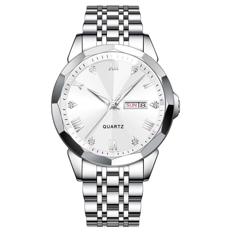 New Business Men's Watch Double Calendar High-end Quartz Men's Watch Fashion Multi-function Watch Non-mechanical Watch
