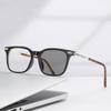 Casual Square-Frame Photochromic Myopia Glasses Comfortable and Durable Anti-Blue Light Eyewear Minus Diopter 0 To -4.0