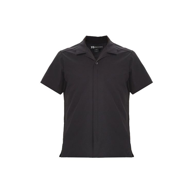 

Y-3 Solid Color Casual Short Sleeve Shirt Men shirts Black FN5705 XS